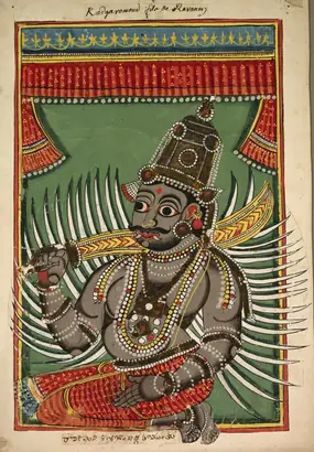 Dokumentasi museum Khadgaroma, Son of Ravana. Nama pembuat belum tercantum pada daftar atribusi museum.