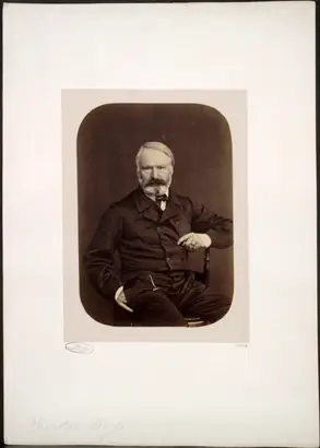Dokumentasi museum Portrait of Victor Hugo on Guernsey. Edmond Bacot (French, 1814–1875).