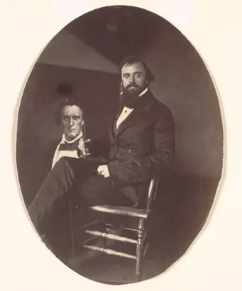 Dokumentasi museum John R. Johnston with Painting. John R. Johnston (American, 1820–1872).