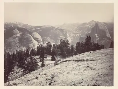 Dokumentasi museum The Domes, from the Sentinel Domes, Yosemite. Carleton E. Watkins (American, 1829–1916).