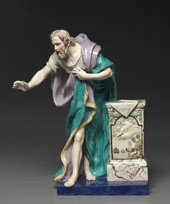 Dokumentasi museum Figure of Demosthenes. maker: Enoch Wood (British, 1759–1840).