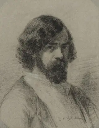 Dokumentasi museum Portrait of Narcisse Virgile Diaz de la Peña. Jean-François Millet (French, 1814–1875).