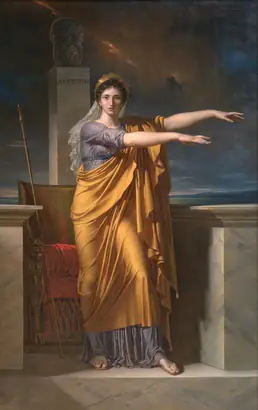 Dokumentasi museum Polyhymnia, Muse of Eloquence. Charles Meynier (French, 1768–1832).