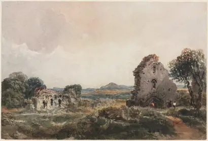 Dokumentasi museum Neath Abbey. Peter De Wint (British, 1784–1849).