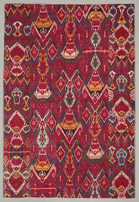 Dokumentasi museum Wall Hanging (pardah). Nama pembuat belum tercantum pada daftar atribusi museum.