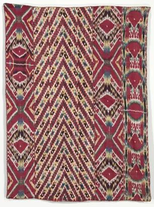 Dokumentasi museum Wall hanging (pardah). Nama pembuat belum tercantum pada daftar atribusi museum.