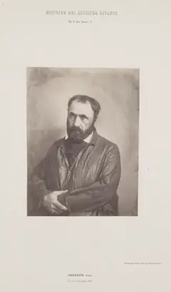Dokumentasi museum Portrait of Paul Chenavard, from the series "Histoire des Artistes Vivants". Édouard Baldus (French, 1813–1889).