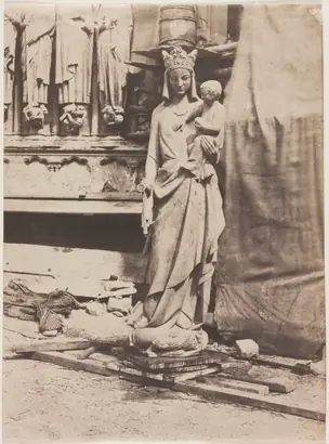 Dokumentasi museum Statue of the Virgin, Notre Dame de Paris. Auguste Mestral (French, 1812–1884).