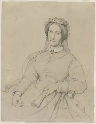 Dokumentasi museum Madame Hippolyte Flandrin (Aimée Ancelot). Jean-Paul Flandrin (French, 1811–1902).