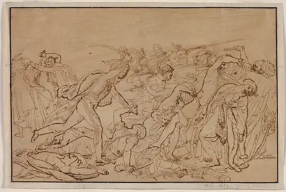 Dokumentasi museum Study for "The Revolt of Cairo". Anne-Louis Girodet de Roucy-Trioson (French, 1767–1824).