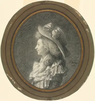 Dokumentasi museum Woman in Profile, Turned to the Left. Henri-Pierre Danloux (French, 1753–1809).