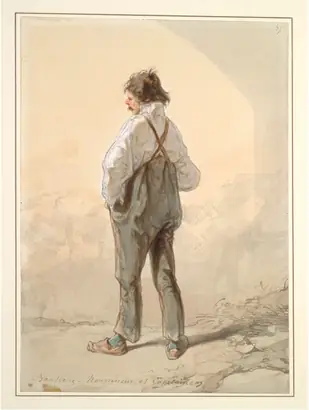 Dokumentasi museum The Suburbs: Stock Raiser and Captain. Paul Gavarni (French, 1804–1866).