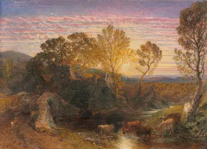 Dokumentasi museum The Golden Hour. Samuel Palmer (British, 1805–1881).
