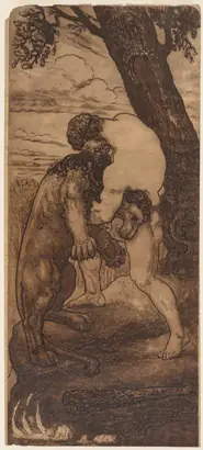 Dokumentasi museum Hercules and the Nemean Lion. Henri-Arthur Lefort des Ylouses (French, 1846–1912).
