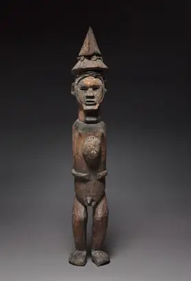 Dokumentasi museum Male Figure. Nama pembuat belum tercantum pada daftar atribusi museum.