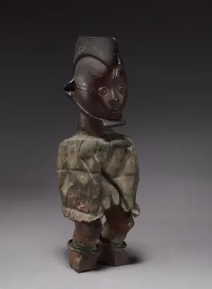 Dokumentasi museum Male Figure. Nama pembuat belum tercantum pada daftar atribusi museum.