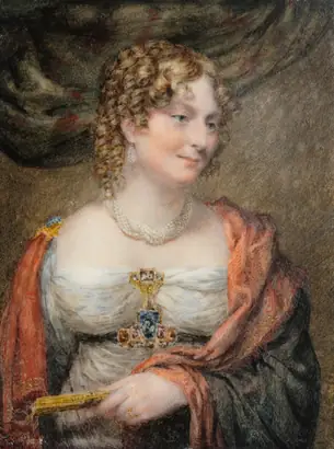 Dokumentasi museum Portrait of Anne Law (née Towry), 1st Lady Ellenborough. John Linnell (British, 1792–1882).