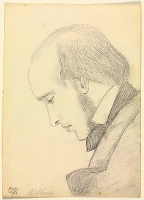Dokumentasi museum Portrait of William Michael Rossetti. Christina Georgina Rossetti (British, 1830–1894).