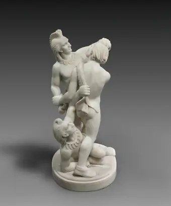 Dokumentasi museum Indian Combat. Edmonia Lewis (American, c. 1844–1907).