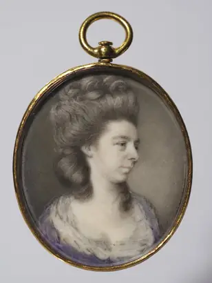Dokumentasi museum Portrait of a Woman. The Artist "V" (British).