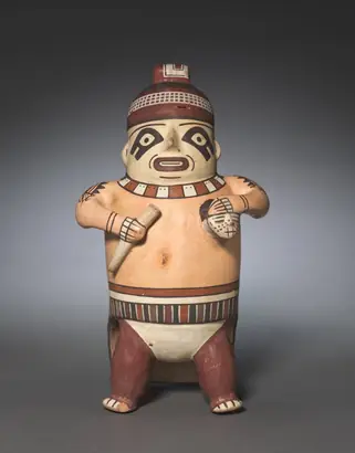 Dokumentasi museum Male Effigy Vessel. Nama pembuat belum tercantum pada daftar atribusi museum.