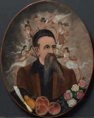 Dokumentasi museum Self-Portrait with Five Muses. Henry Church (American, 1836–1908).