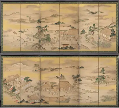 Dokumentasi museum Spring and Autumn Farming. Kō Sūkoku (Japanese, 1730–1804).