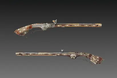 Dokumentasi museum Pair of Wheel-lock Petronels. gunmaker: Georg Kurland (Polish).