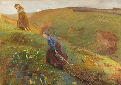 Dokumentasi museum The Wood Gatherers. John William North (British, 1842–1924).