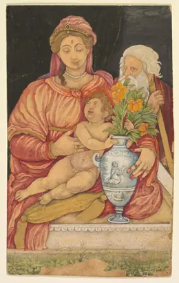 Dokumentasi museum The Holy Family. Nama pembuat belum tercantum pada daftar atribusi museum.
