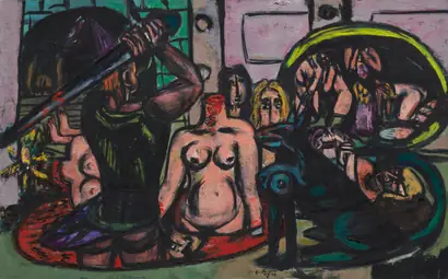 Dokumentasi museum Perseus's Last Duty. Max Beckmann (German, 1884–1950).