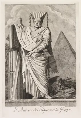 Dokumentasi museum Inventor of Greek Figures, Plate 10. Benigno Bossi (Italian, 1727–1792); after: Peran menurut katalog: Ennemond Alexandre Petitot (French, 1727-1801).
