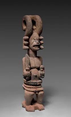 Dokumentasi museum Shrine Figure (Ikenga). Nama pembuat belum tercantum pada daftar atribusi museum.
