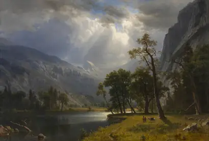 Dokumentasi museum Mount Starr King, Yosemite. Albert Bierstadt (American, born Prussia [now Germany], 1830–1902).
