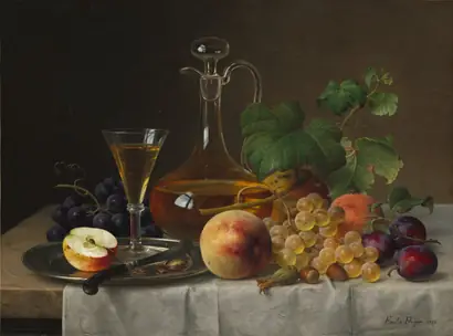Dokumentasi museum Still Life with Fruit. Emilie Preyer (German, 1849–1930).