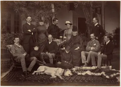 Dokumentasi museum His Eminence Commander in Chief and Party, Shimla. Raja Deen Dayal (Indian, 1844–1905).