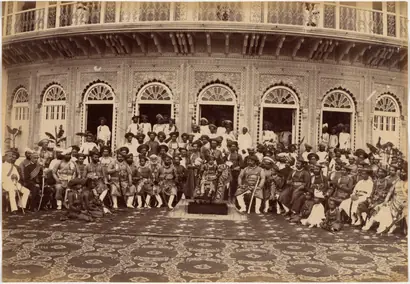 Dokumentasi museum Maharaja Scindia, Nobles, and High Officials, Gwalior. Raja Deen Dayal (Indian, 1844–1905).