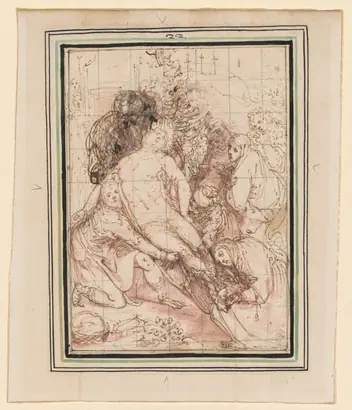 Dokumentasi museum The Entombment. Giovanni de' Vecchi (Italian, 1536–1615).