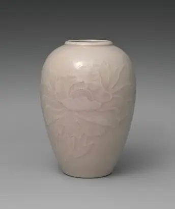 Dokumentasi museum Vase with Peonies. Seifū Yohei III (Japanese, 1851–1914).