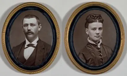 Dokumentasi museum Untitled (Pair of Portraits). Etienne Carjat (French, 1828–1906).