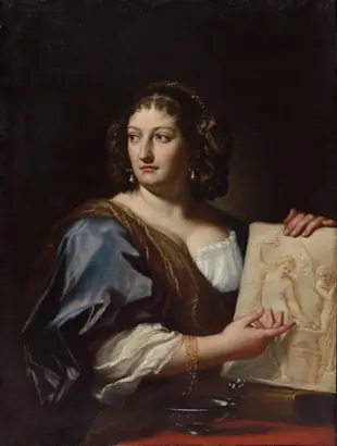 Dokumentasi museum Portrait of Francesca Gommi Maratti. Carlo Maratti (Italian, 1625–1713).