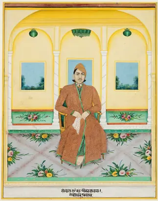 Dokumentasi museum Portrait of Gadadhar Prasad. Nama pembuat belum tercantum pada daftar atribusi museum.