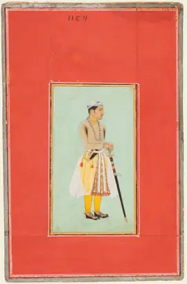 Dokumentasi museum Portrait of Prince Sur Singh Rathor of Bikaner (1594–1631). Nama pembuat belum tercantum pada daftar atribusi museum.