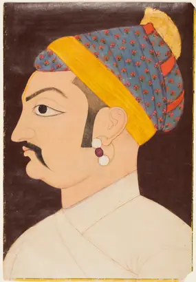 Dokumentasi museum Portrait of Rao Shiv Singh Chandrawat. Nama pembuat belum tercantum pada daftar atribusi museum.