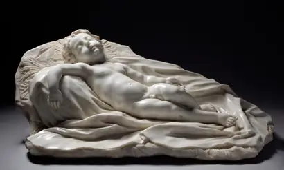 Dokumentasi museum Sleeping Christ Child. Filippo Parodi (Italian, 1630–1702).
