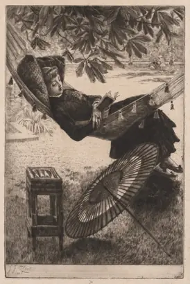 Dokumentasi museum The Hammock. James Tissot (French, 1836–1902).