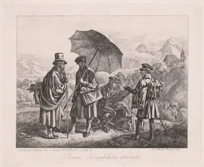 Dokumentasi museum The Artists on Their Journey. Johann Adam Klein (German, 1792–1875).