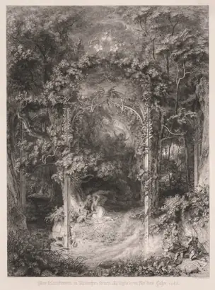 Dokumentasi museum The Forest Maiden. printed by: Wendelin Wick (German, active 1842–1853); Eugen Napoleon Neureuther (German, 1806–1862).