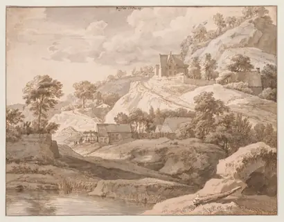 Dokumentasi museum View near Orleans. Isaac de Moucheron (Dutch, 1667–1744).