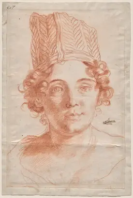 Dokumentasi museum Portrait of Francesca Gommi, Wife of Carlo Maratti. Carlo Maratti (Italian, 1625–1713).